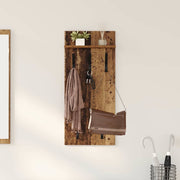 Wandkapstok 90x40x10 cm bewerkt hout