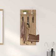 Wandkapstok 90x40x10 cm eikenkleurig
