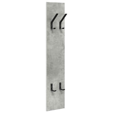Wandgemonteerde Kapstok Met Opslag 20 X 1,5 X 100 Cm Betongrijs