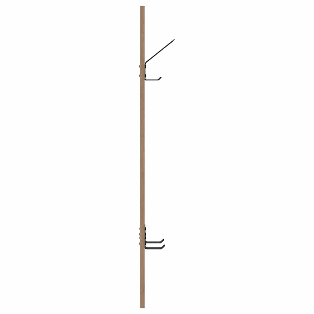 Wandgemonteerde kapstok Wandgemonteerd artisanaal eikenkleurig