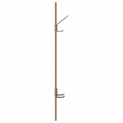 Wandgemonteerde kapstok Wandgemonteerd artisanaal eikenkleurig