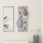 Wandkapstok 30x80 cm beton grijs