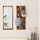 Wall-mounted Coat Rack Smoked Oak 30 x 1.5 x 80 cm