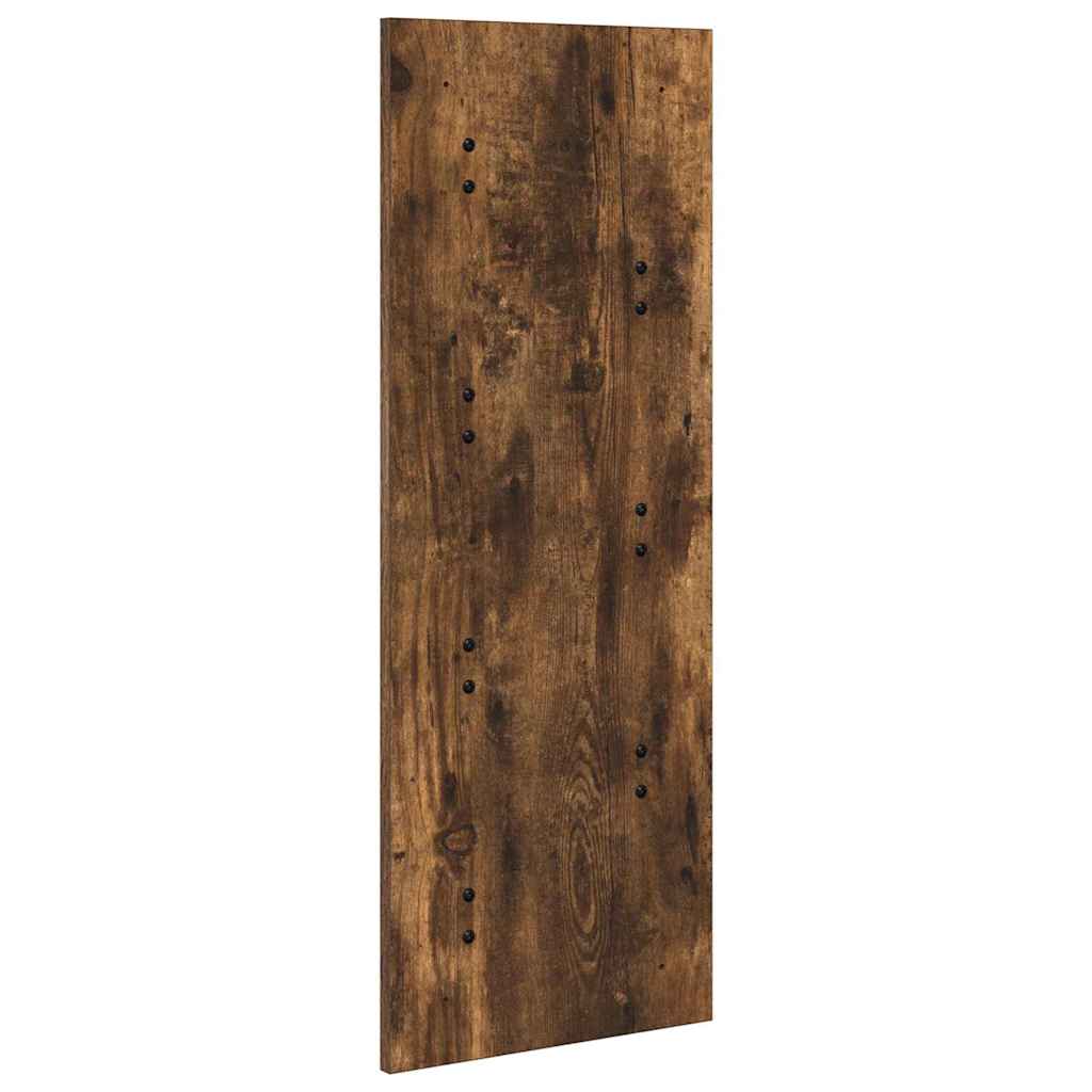 Wandgemonteerde kapstok Gerookt eiken 30 x 1.5 x 80 cm