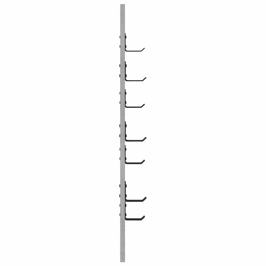 Wandgemonteerde kapstok Grijs sonoma 30 x 1.5 x 80 cm