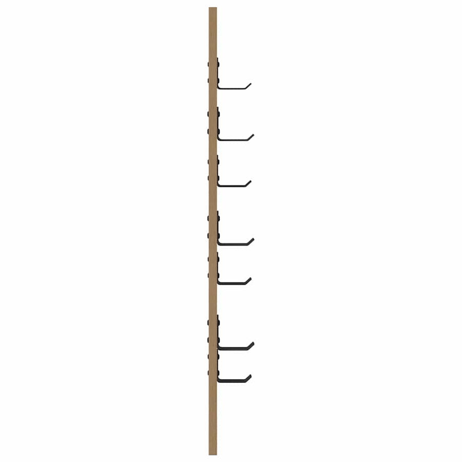 Wandgemonteerde Kapstok Artisan Eiken 30 X 1,5 X 80 Cm artisanaal eikenkleurig