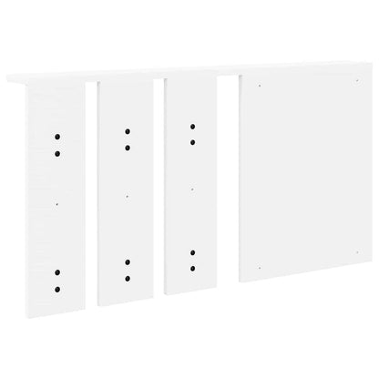 Wandgemonteerde kapstok Wit 85 x 10 x 45 cm Bewerkt hout