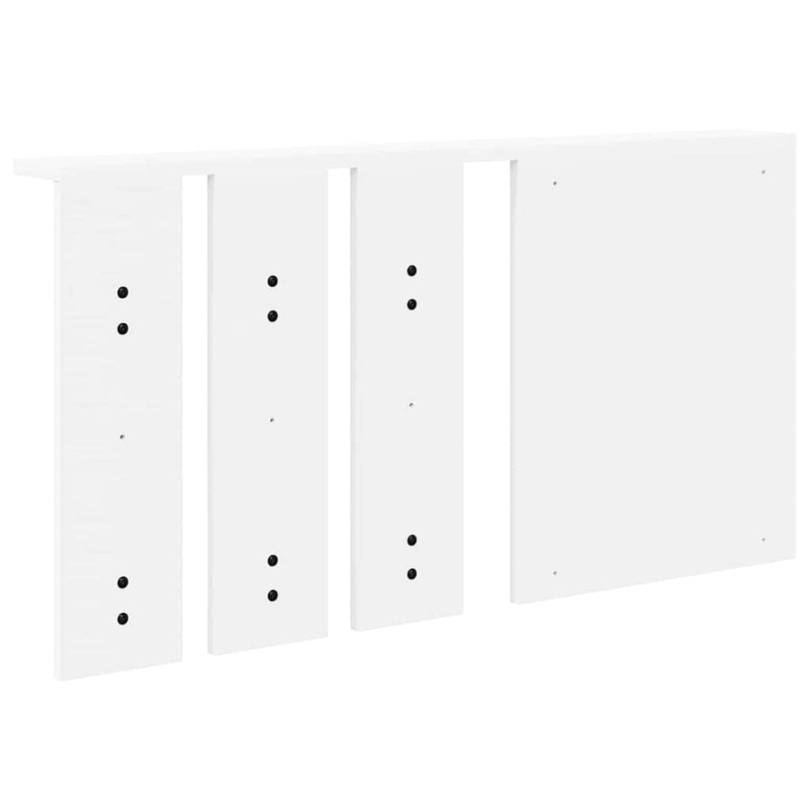 Wandgemonteerde kapstok Wit 85 x 10 x 45 cm Bewerkt hout