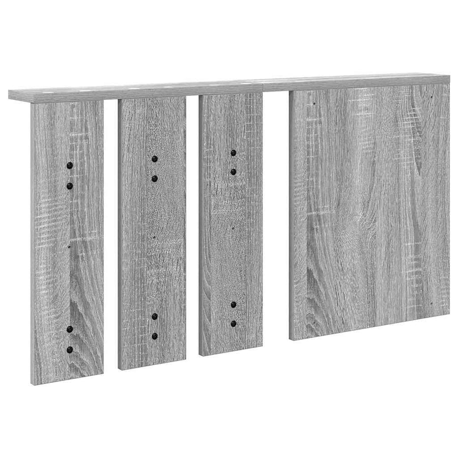 Wandgemonteerde kapstok met plank Grijs sonoma 85 x 10 x 45 cm