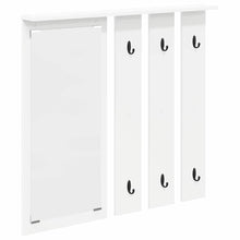 Wandgemonteerde kapstok Wit 84 x 10 x 80 cm Bewerkt hout