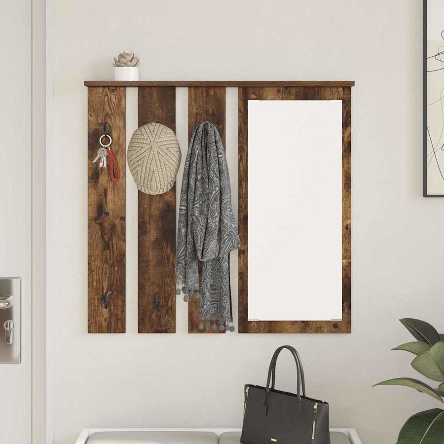 Wandgemonteerde Kapstok Met Plank 84 x 10 x 80 cm