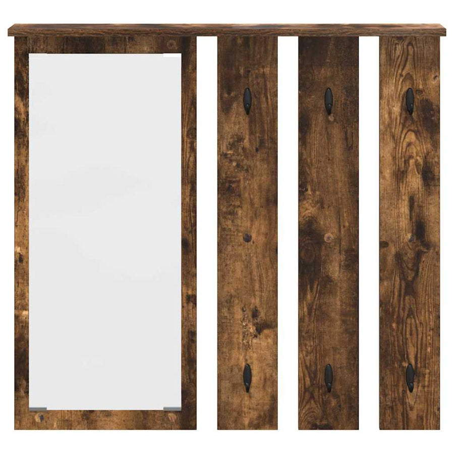 Wandgemonteerde Kapstok Met Plank 84 x 10 x 80 cm
