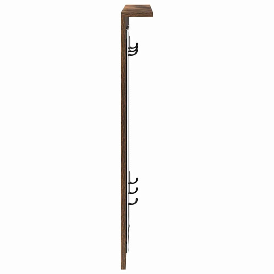 Wandgemonteerde Kapstok Met Plank 84 x 10 x 80 cm