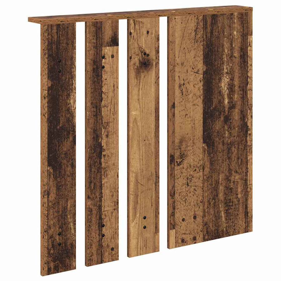 Wandgemonteerde Kapstok Bewerkt Hout 84 x 10 x 80 cm