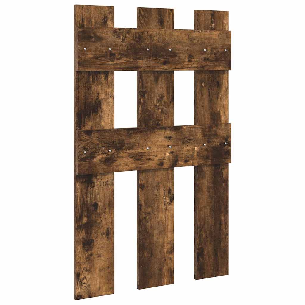 Wandgemonteerde kapstok Gerookt eiken 65 x 3 x 100 cm