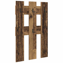Wandgemonteerde kapstok Oudhout 65 x 3 x 100 cm Bewerkt hout