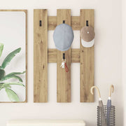 Kapstok Artisan eiken 65x3x100 cm wandmontage