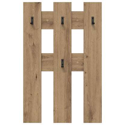 Wandgemonteerde kapstok Artisan Eiken 65 x 3 x 100 cm