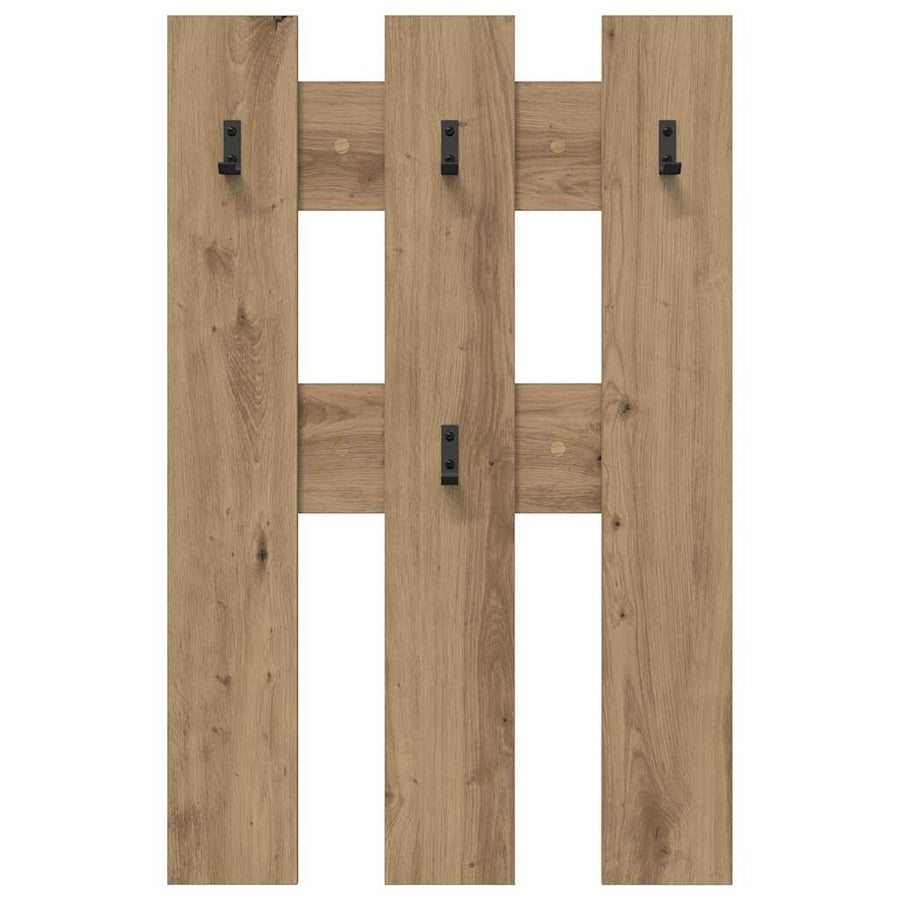 Wandgemonteerde kapstok Artisan Eiken 65 x 3 x 100 cm
