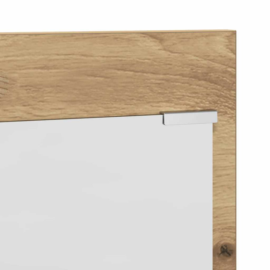 Wandgemonteerde kapstok met plank Artisan Eiken 70 x 10 x 90 cm