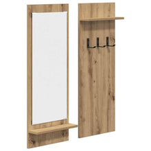 Wandgemonteerde kapstok met plank Artisan Eiken 70 x 10 x 90 cm