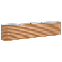 Verhoogd bed Bruin 400 x 80 x 81 cm Staal