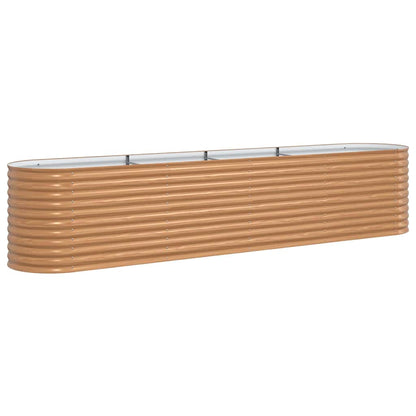 Verhoogd bed Bruin 400 x 80 x 81 cm Staal