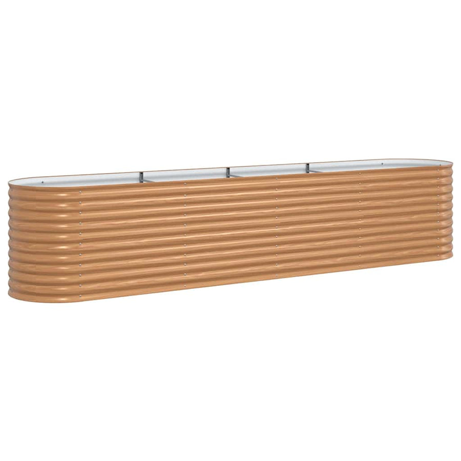 Verhoogd bed Bruin 400 x 80 x 81 cm Staal