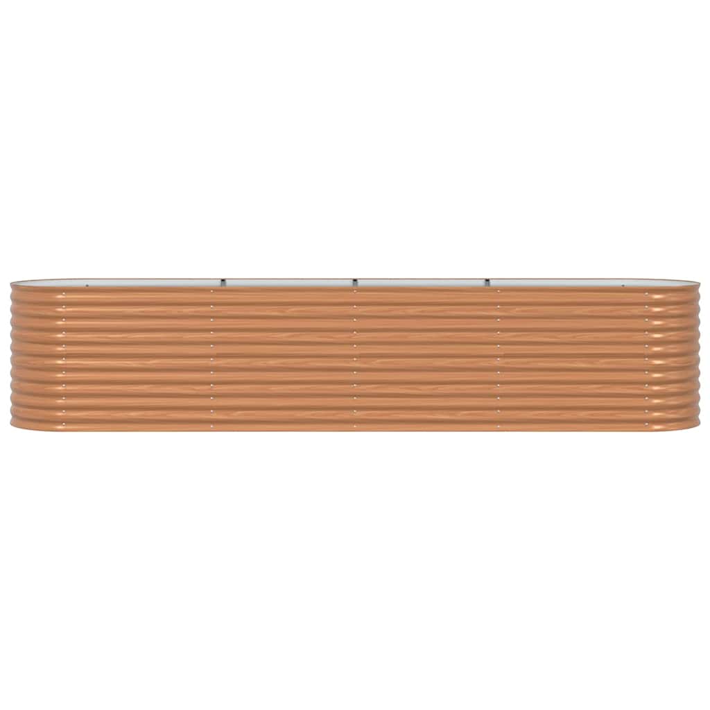 Verhoogd bed Bruin 400 x 80 x 81 cm Staal