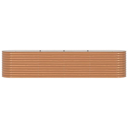 Verhoogd bed Bruin 400 x 80 x 81 cm Staal