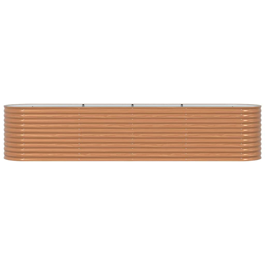 Verhoogd bed Bruin 400 x 80 x 81 cm Staal