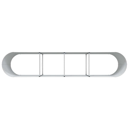 Verhoogd bed Bruin 400 x 80 x 81 cm Staal