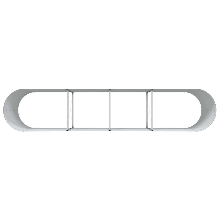 Verhoogd bed Bruin 400 x 80 x 81 cm Staal