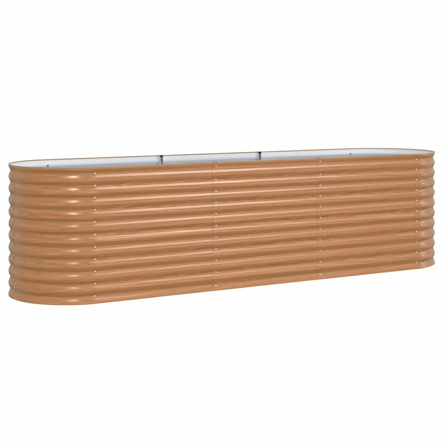 Verhoogd bed Bruin 320 x 80 x 81 cm Staal