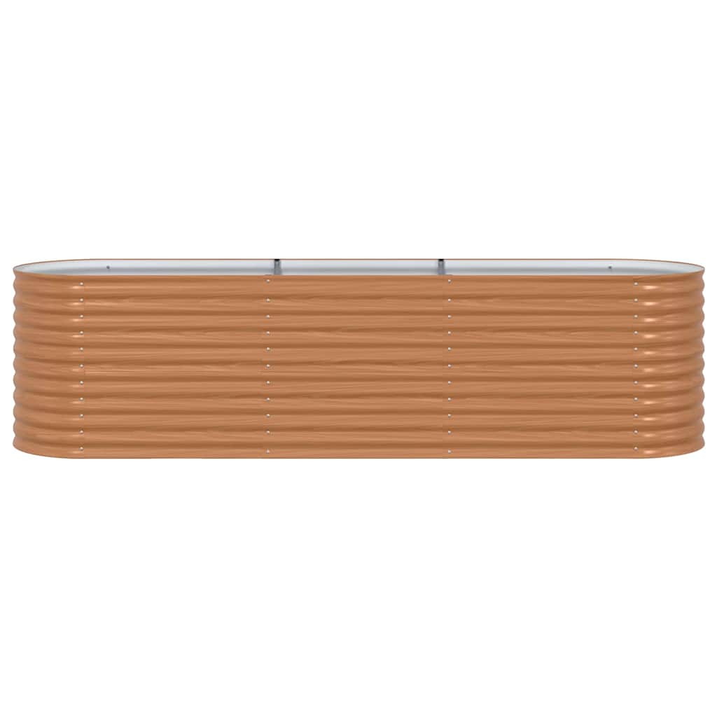 Verhoogd bed Bruin 320 x 80 x 81 cm Staal