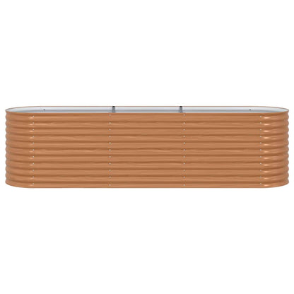 Verhoogd bed Bruin 320 x 80 x 81 cm Staal