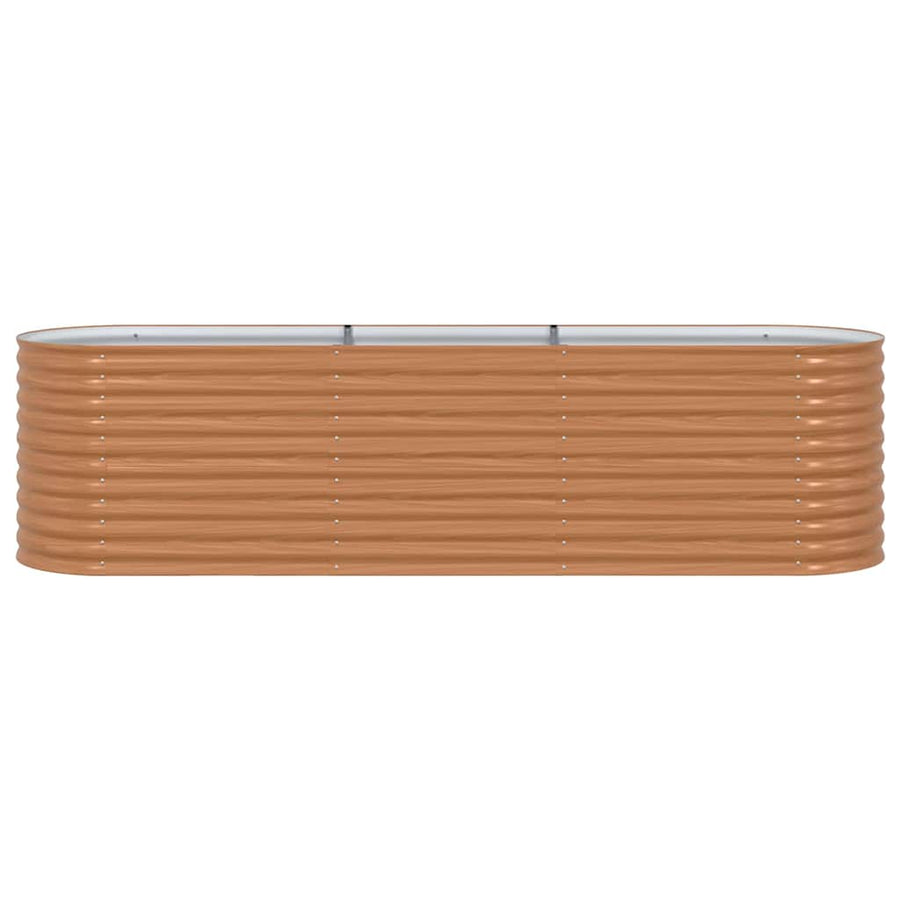 Verhoogd bed Bruin 320 x 80 x 81 cm Staal