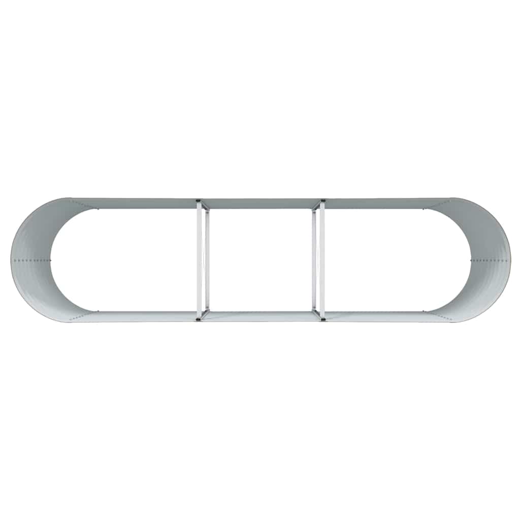 Verhoogd bed Bruin 320 x 80 x 81 cm Staal