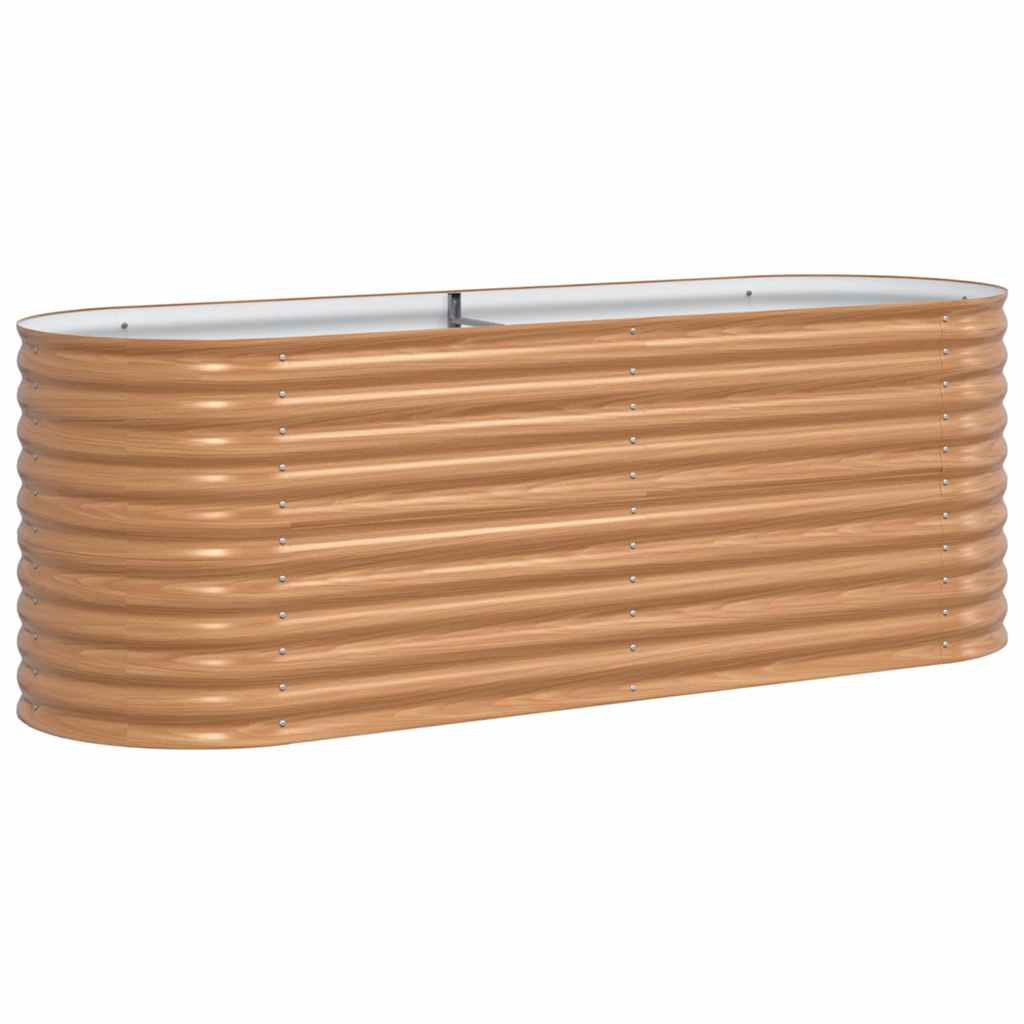 Verhoogd bed Bruin 240 x 80 x 81 cm Staal