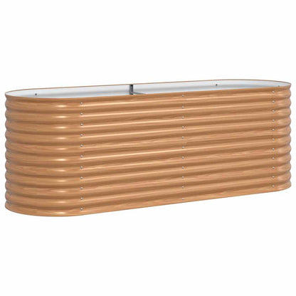 Verhoogd bed Bruin 240 x 80 x 81 cm Staal