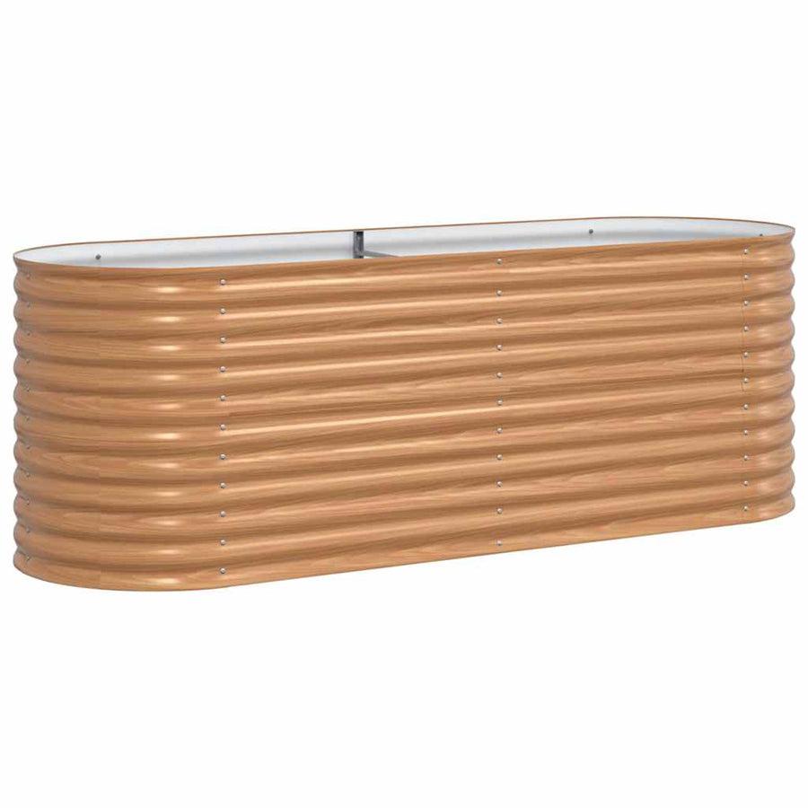 Verhoogd bed Bruin 240 x 80 x 81 cm Staal