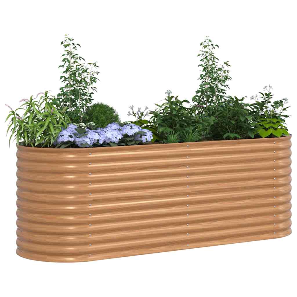 Verhoogd bed Bruin 240 x 80 x 81 cm Staal
