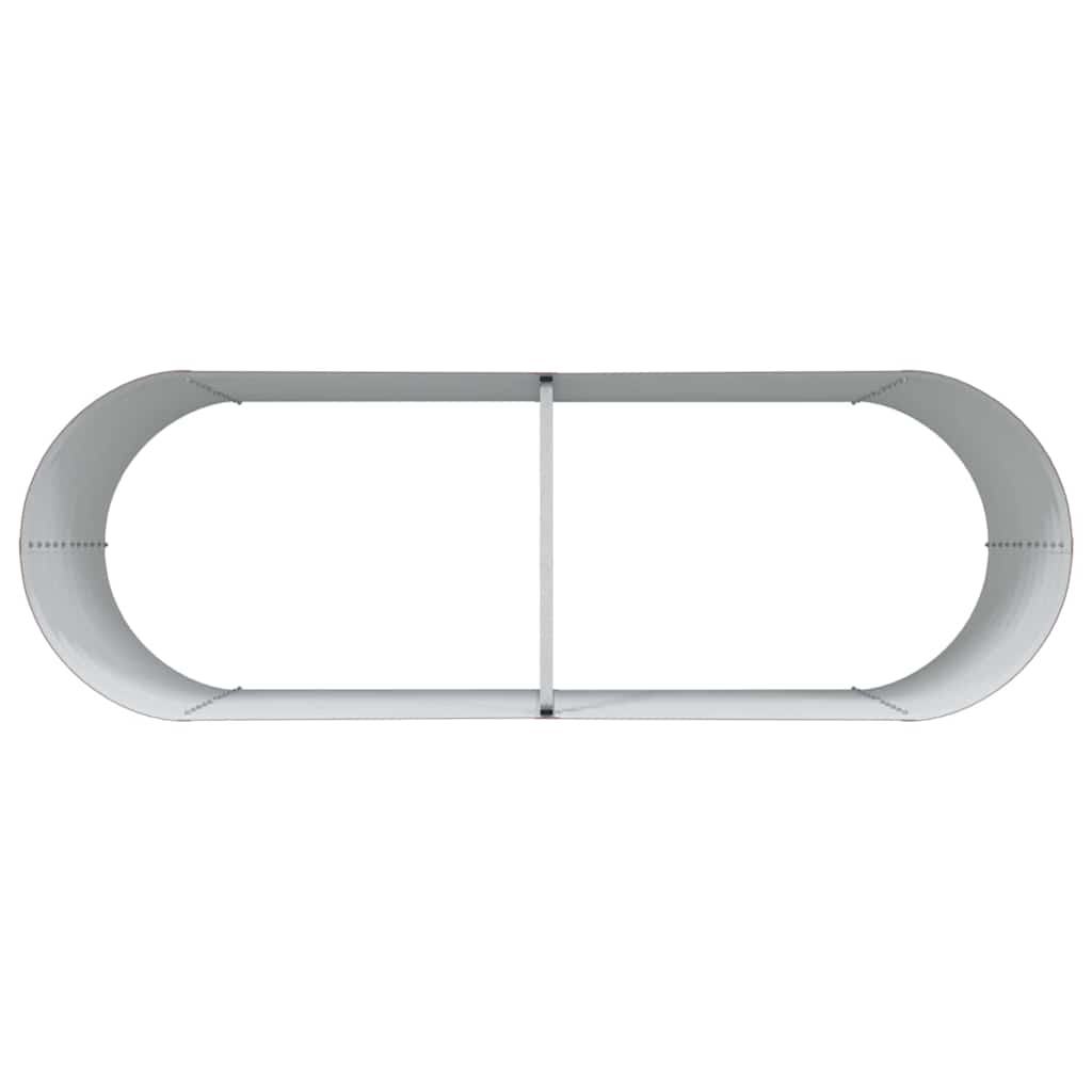 Verhoogd bed Bruin 240 x 80 x 81 cm Staal