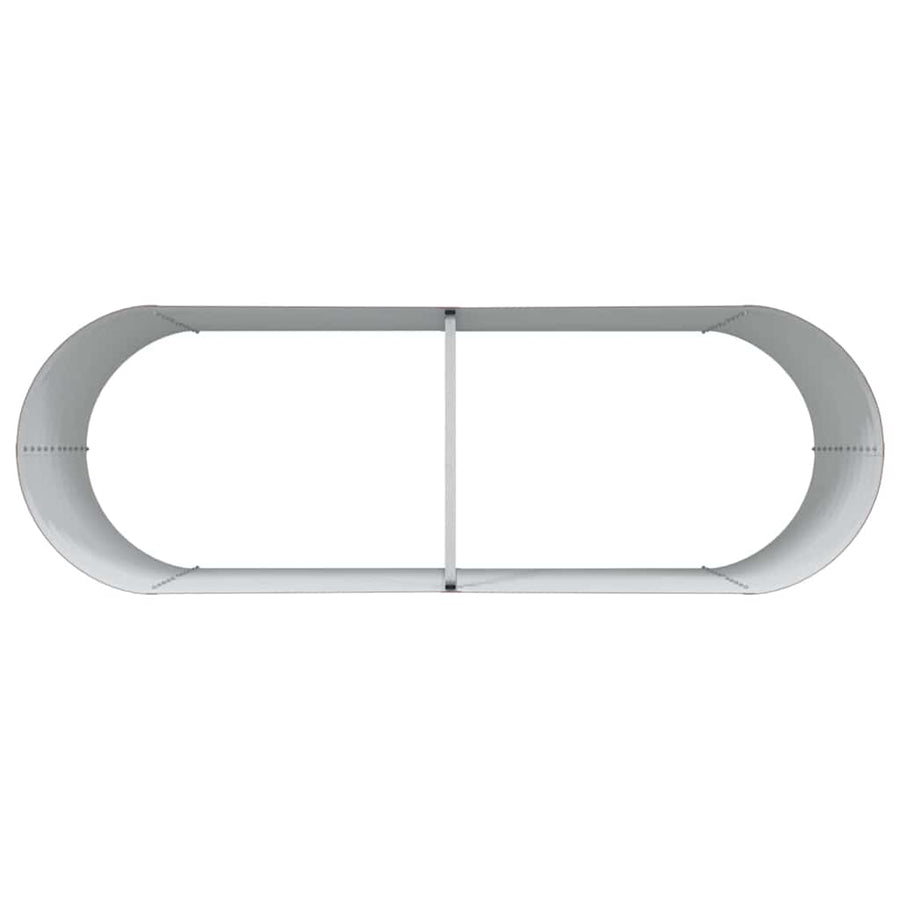 Verhoogd bed Bruin 240 x 80 x 81 cm Staal