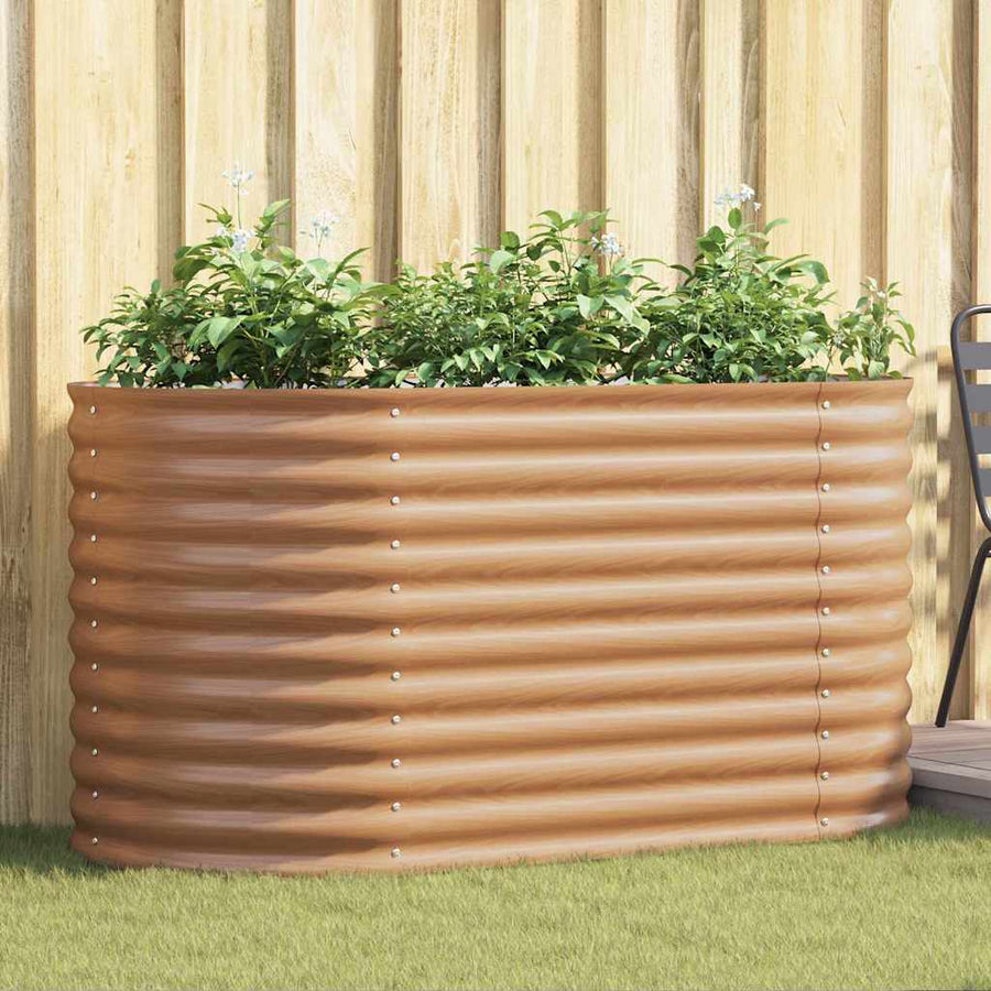 Verhoogd bed Bruin 160 x 80 x 81 cm Staal