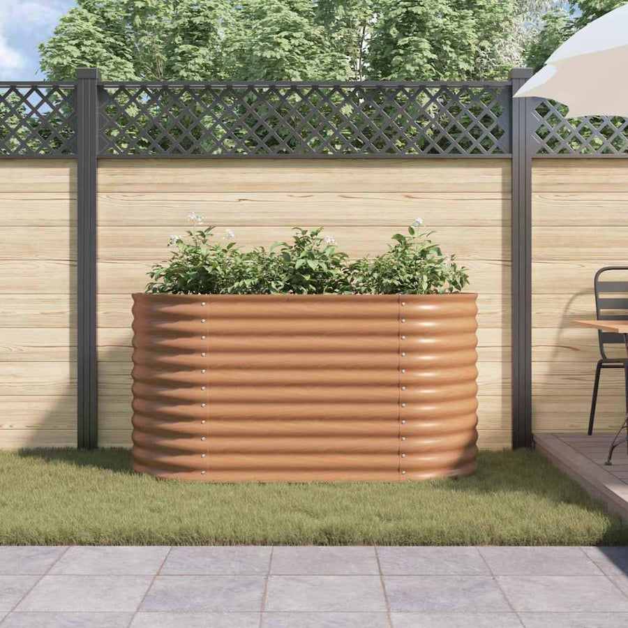 Verhoogd bed Bruin 160 x 80 x 81 cm Staal