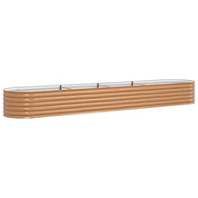 Verhoogd bed Bruin 400 x 80 x 44 cm Staal