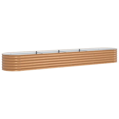 Verhoogd bed Bruin 400 x 80 x 44 cm Staal