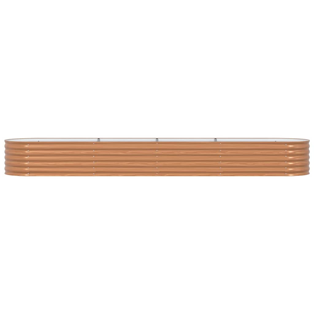 Verhoogd bed Bruin 400 x 80 x 44 cm Staal