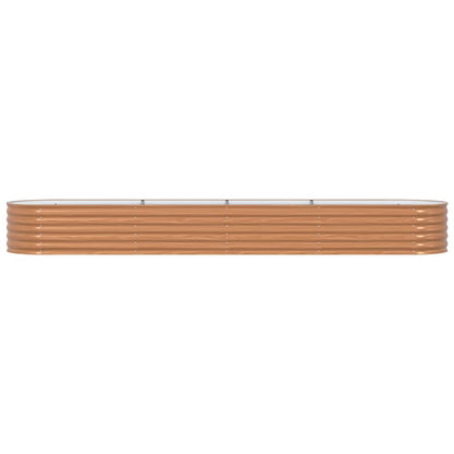 Verhoogd bed Bruin 400 x 80 x 44 cm Staal